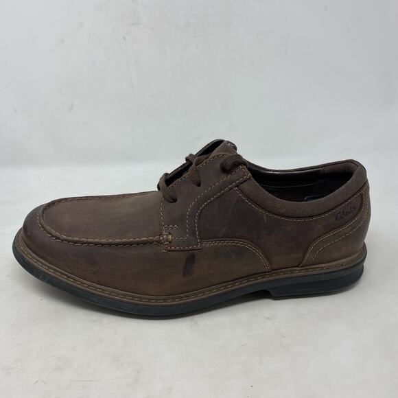 Clarks Rendell Walk Brown Leather Casual Loafer Mens Size 11W main image 4